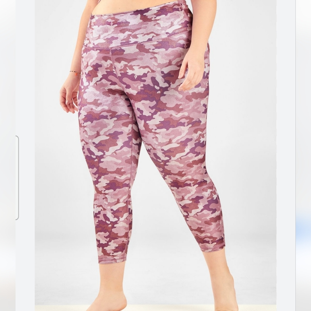 Fabletics Pink Camo Leggings